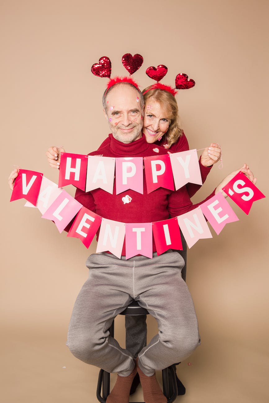 couple wearing matching outfit